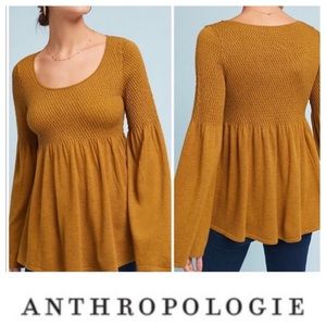 BNWT Esme Bell Gold Sleeve Top